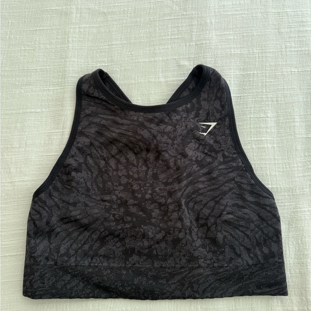 Gymshark Adapt Animal Seamless sports bra - Black